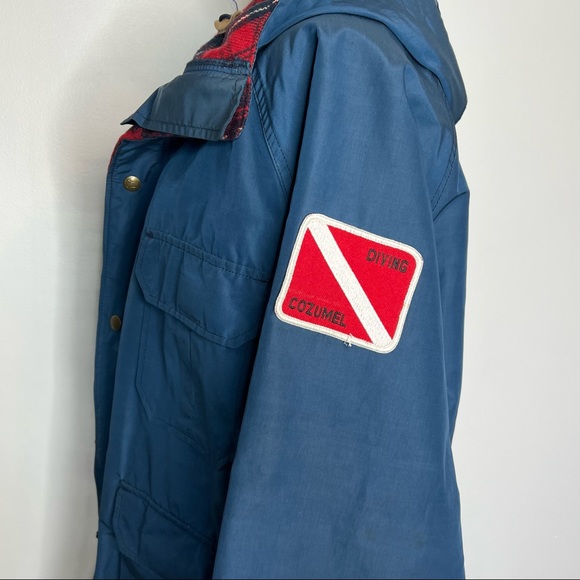 Vintage WOOLRICH Wool diving JACKET Coat size Medium - Picture 10 of 15